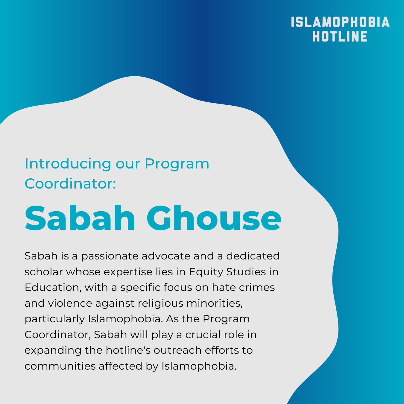 Introducing Sabah Ghouse
